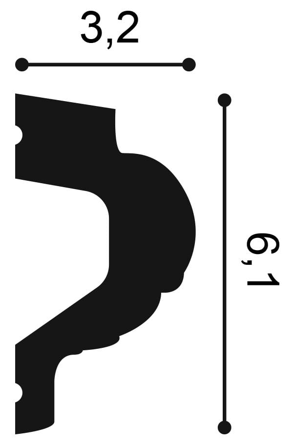 Планка Orac P3020 ARCH-00069399 - Вид №2