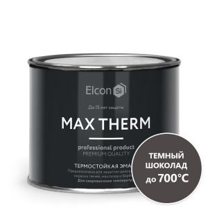 92707328 Эмаль термостойкая 00-00004036 цвет темно-коричневый 0.5 л STLM-0536138 ELCON