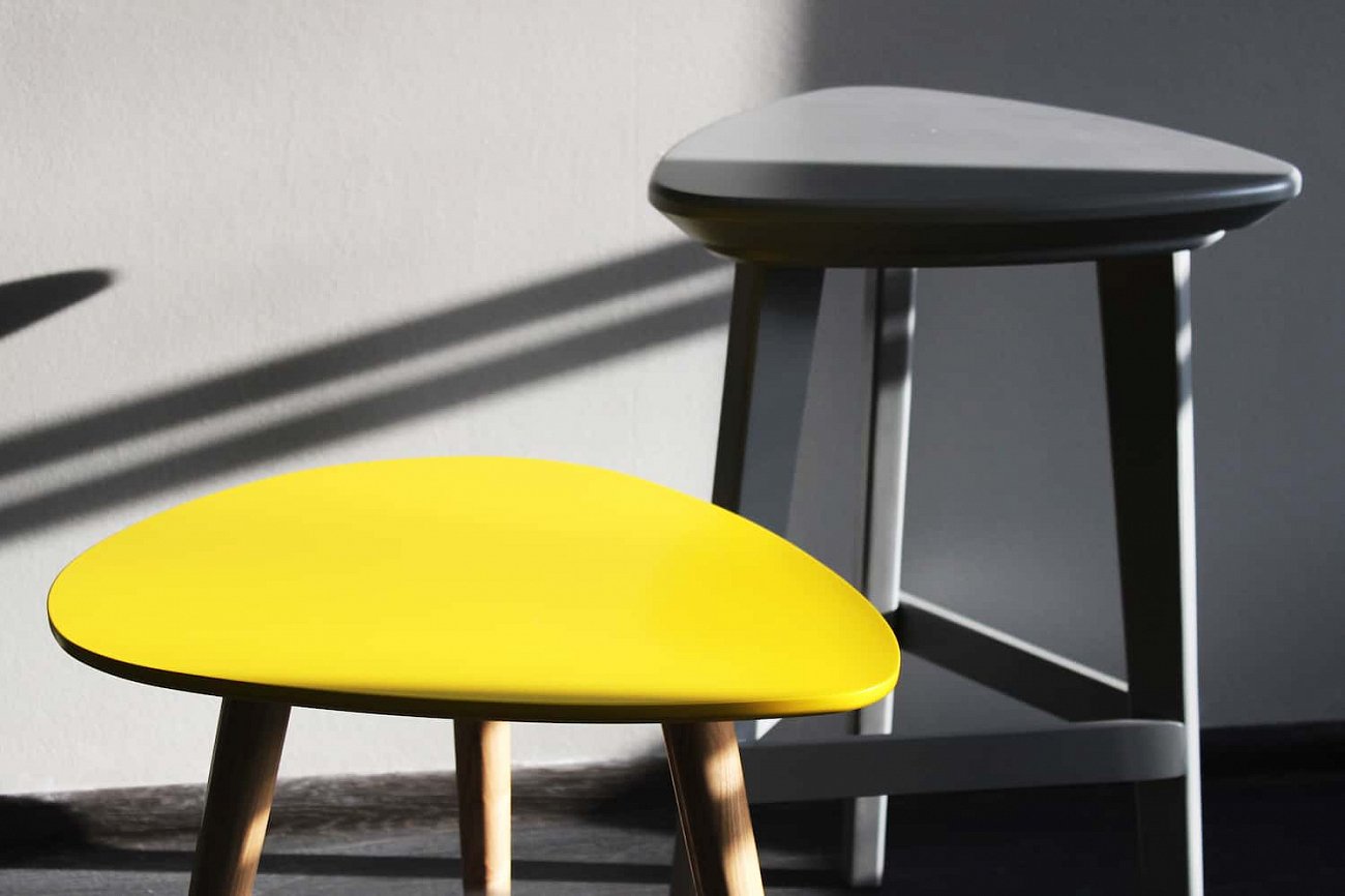 Кофейный столик с черными ножками бирюзовый "Капля" WOODI  00-3966494 Зеленый  - Вид №16