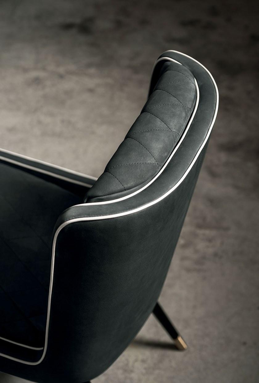 BAXTER Мягкое кожаное кресло Dolly sun-id-1415218 - Вид №3