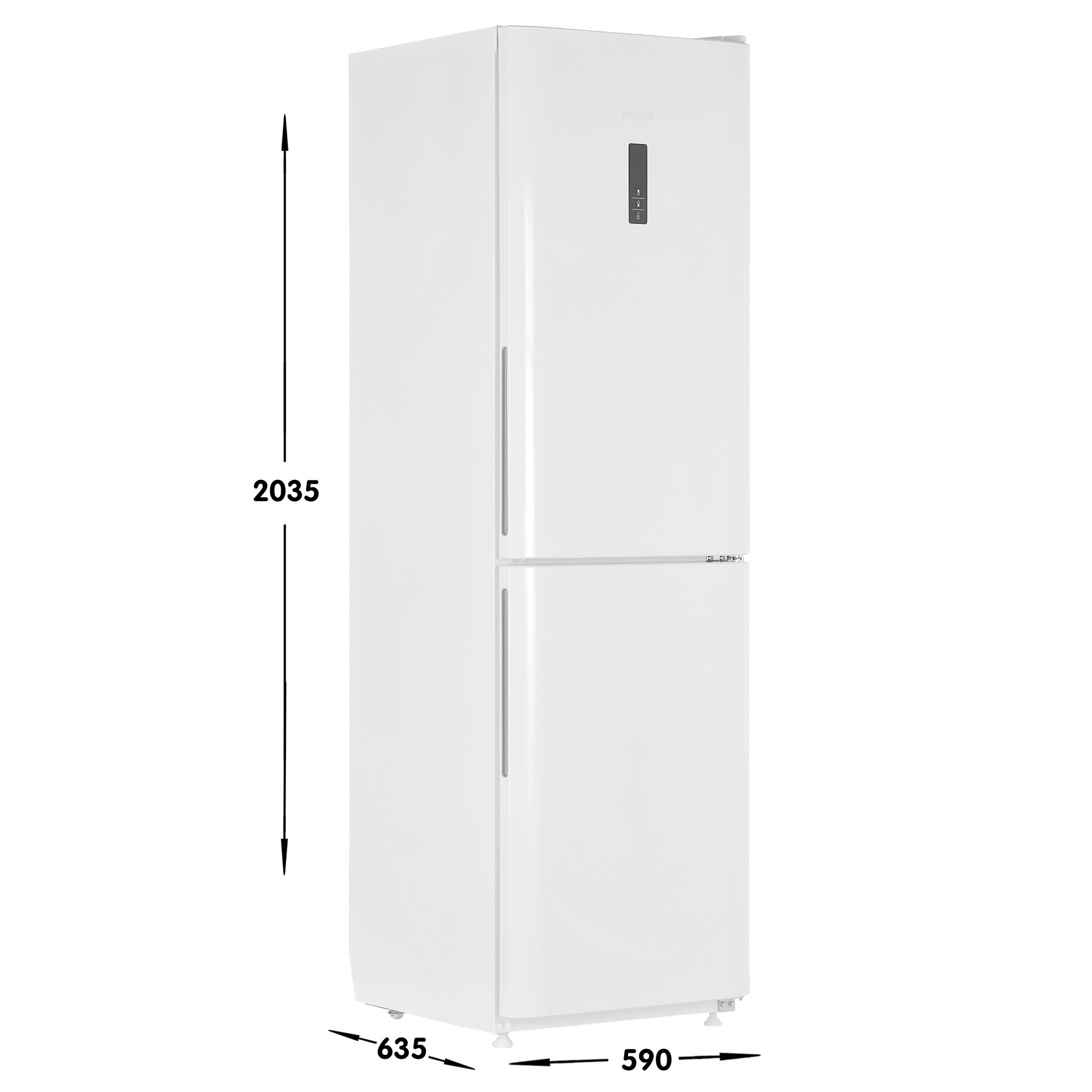 8195032 Холодильник с морозильником   Pozis RK-FNF-173 белый STDN-0043179 - Вид №6