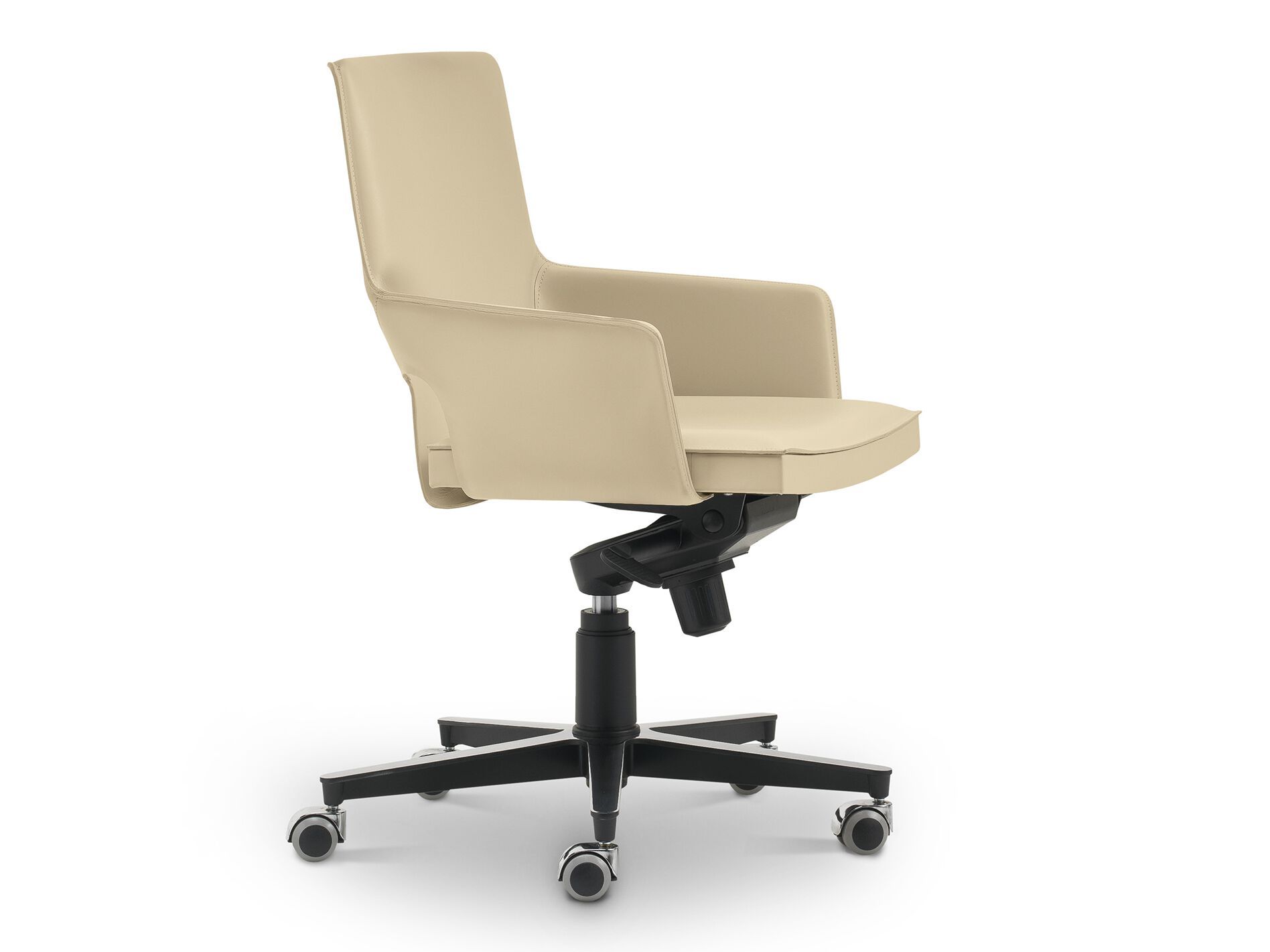 Кожаный поворотный операционный офисный стул с колесами i 4 Mariani Shu ARCH-00049844