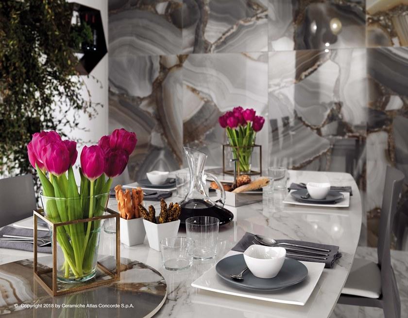 Atlas Concorde Белая плитка для стен с эффектом мрамора Marvel edge sun-id-1389286 - Вид №36