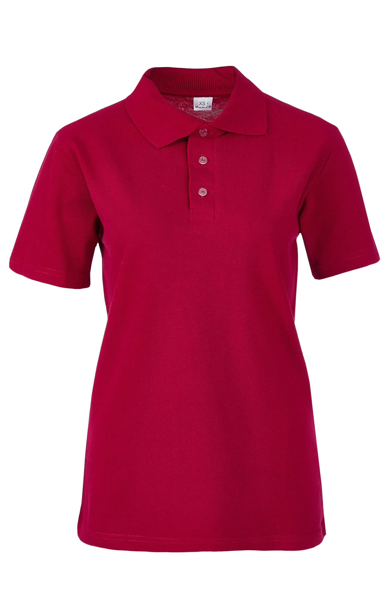 66352 Тенниска-поло красная  Одежда для салонов красоты  размер S (46) Спецодежда  - Вид №4