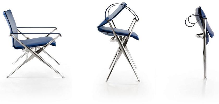 B&B Italia Раскладывающееся кожаное кресло с подлокотниками Beverly sun-id-1497449 - Вид №2