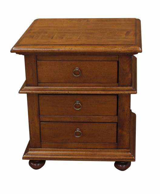 2821 Tifernoit Тумбочка с 3 ящиками, гладкая Zona Notte  - Вид №3