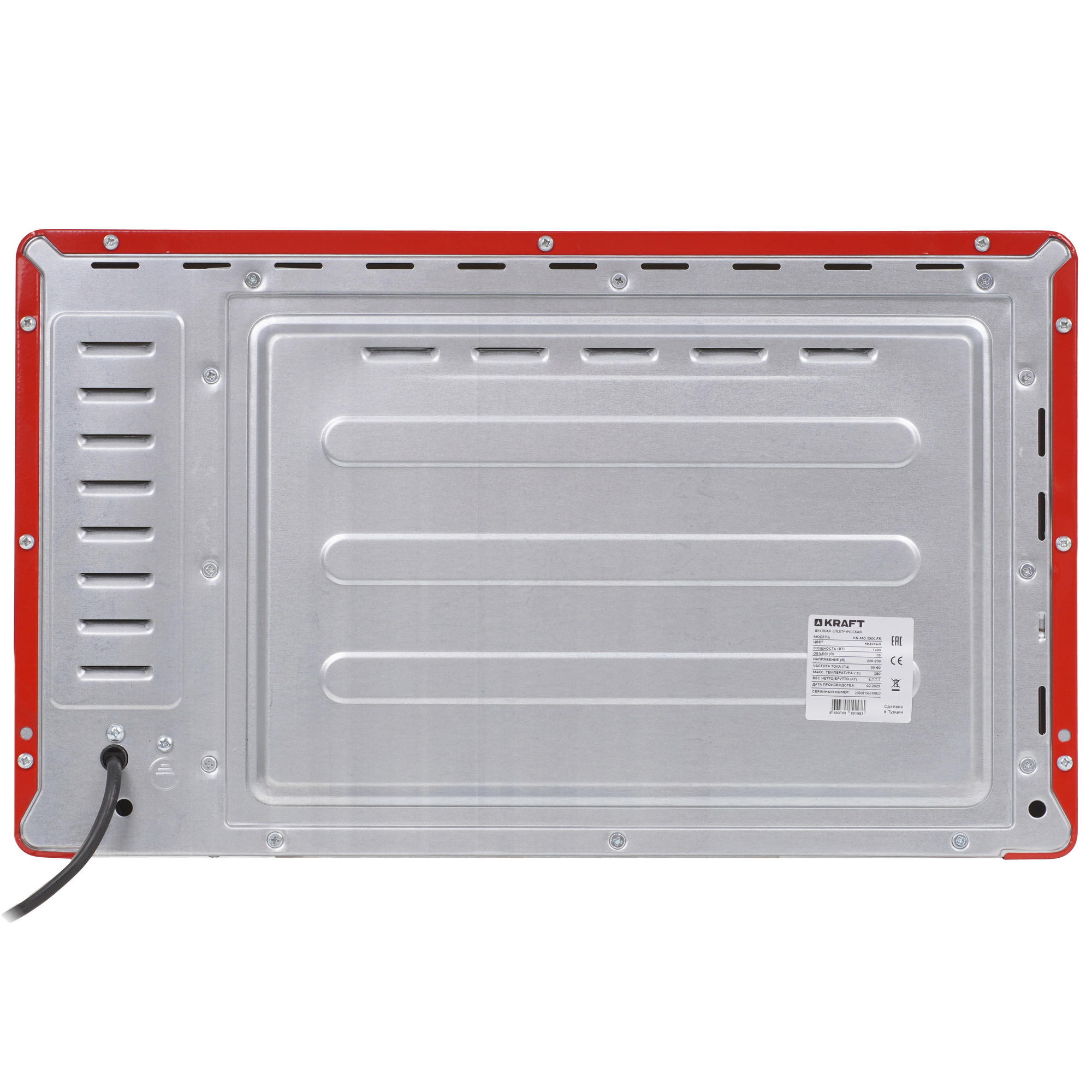 9265943 Мини-печь Kraft KN-MO 3900 FR красный STDN-0115746 - Вид №7