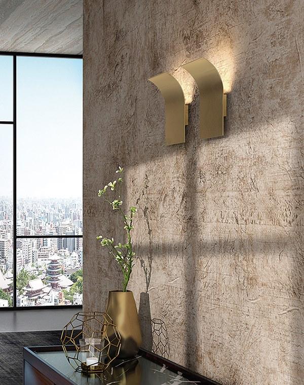 NEXO LUCE Светодиодный настенный светильник из стали Oxen wall/ceiling lamp 7119c0 - Вид №1