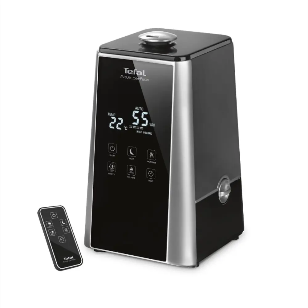 91352281 Увлажнитель воздуха ультразвуковой Tefal Aqua Perfect HD5236F0 цвет черный; серебристый STLM-0850367