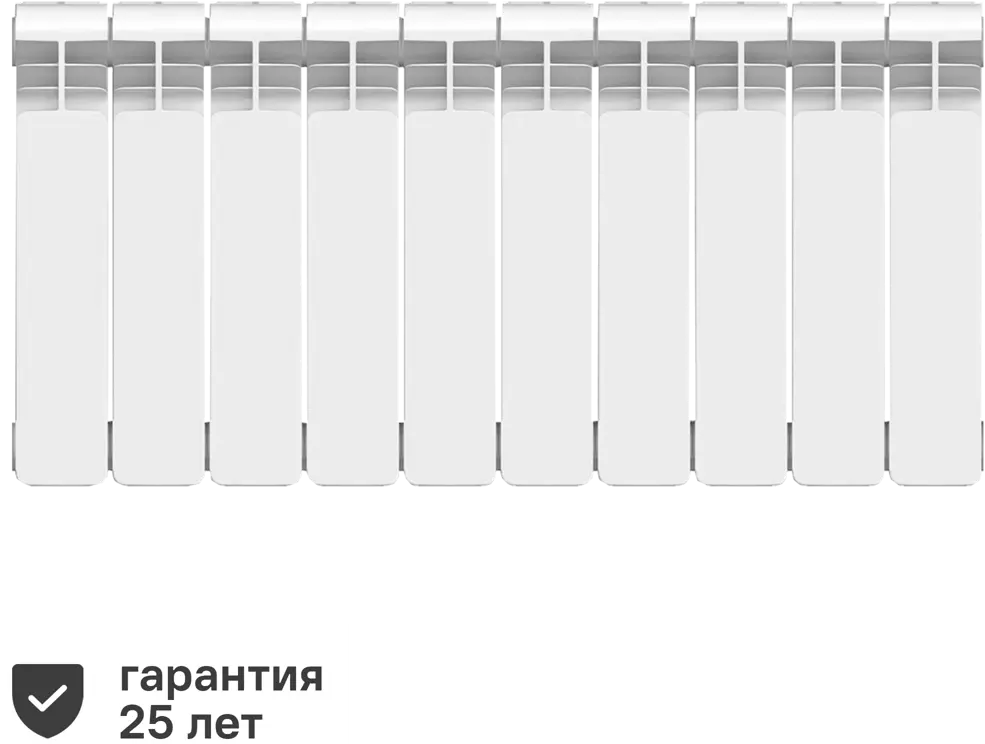 Биметаллический радиатор Equation на 10 секций для эффективного отопления 18360776