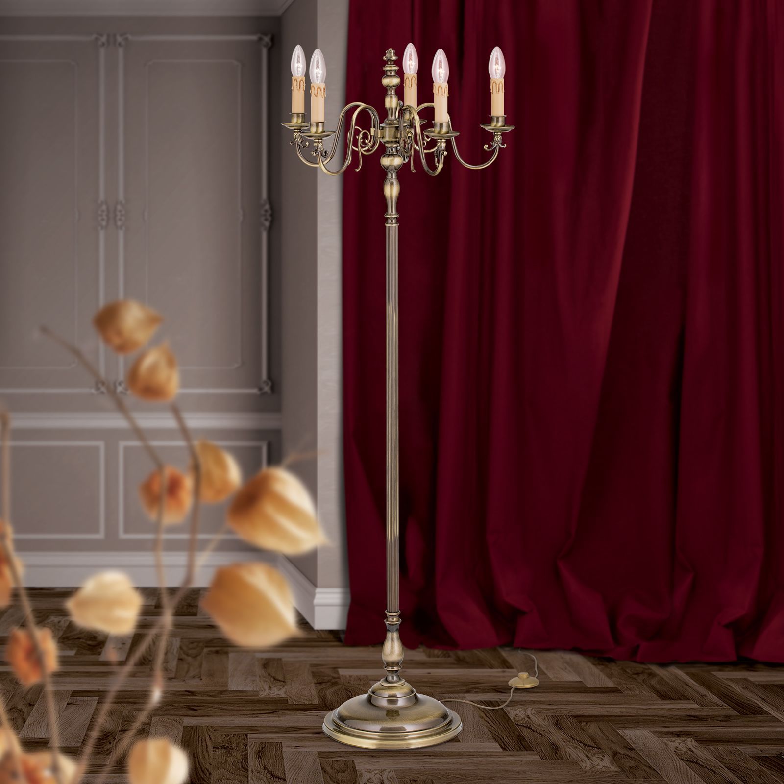 Латунь торшер Orion Flämisch ARCH-00001827 - Вид №3