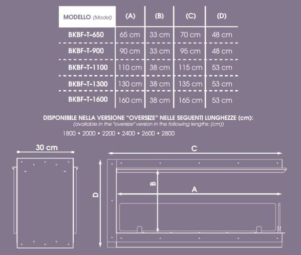 Встроенный камин с тройным фасадом из биоэтанола bioKamino Bkbf ARCH-00042296 - Вид №7
