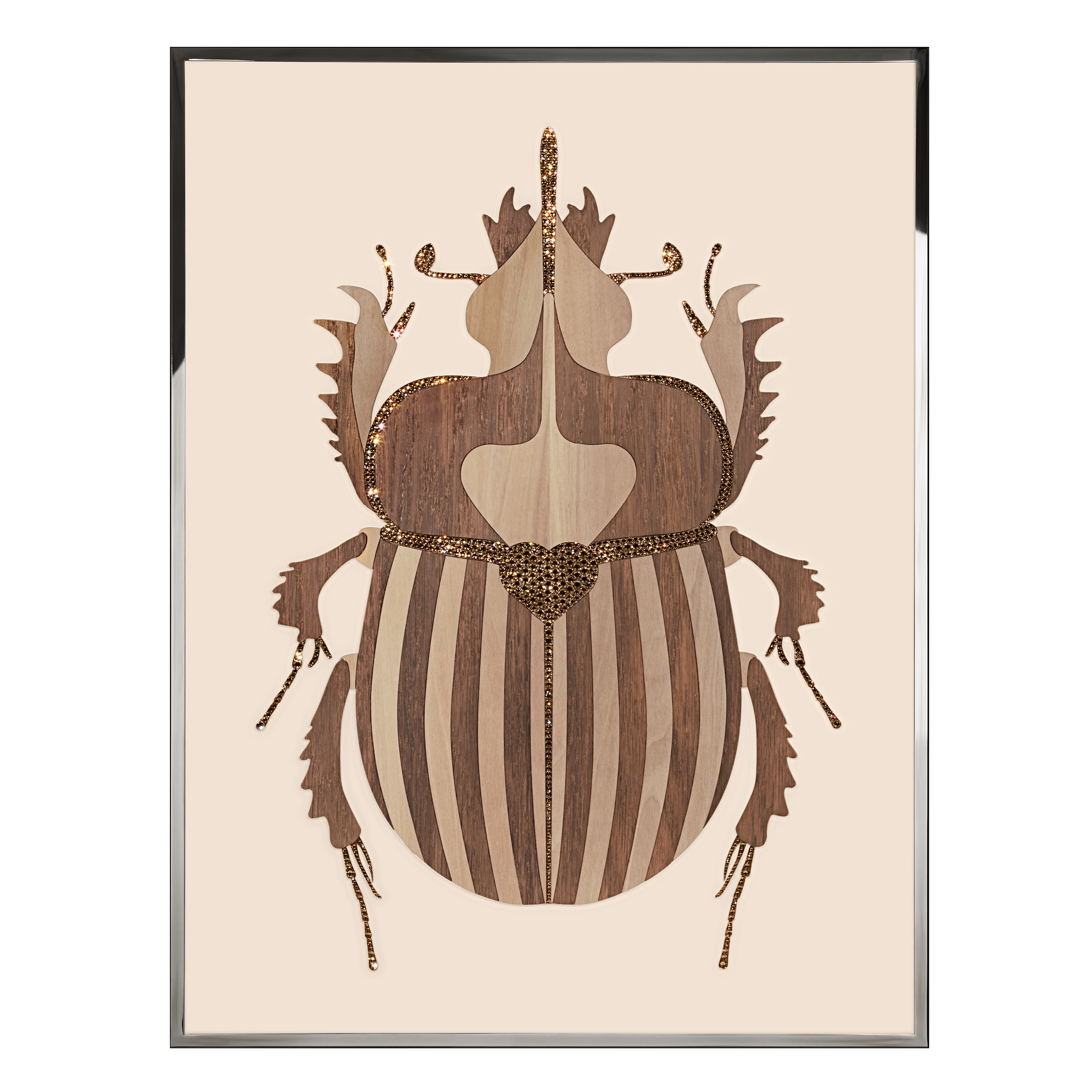 Beetle B Произведение искусства из ископаемого дерева Visionnaire  - Вид №1