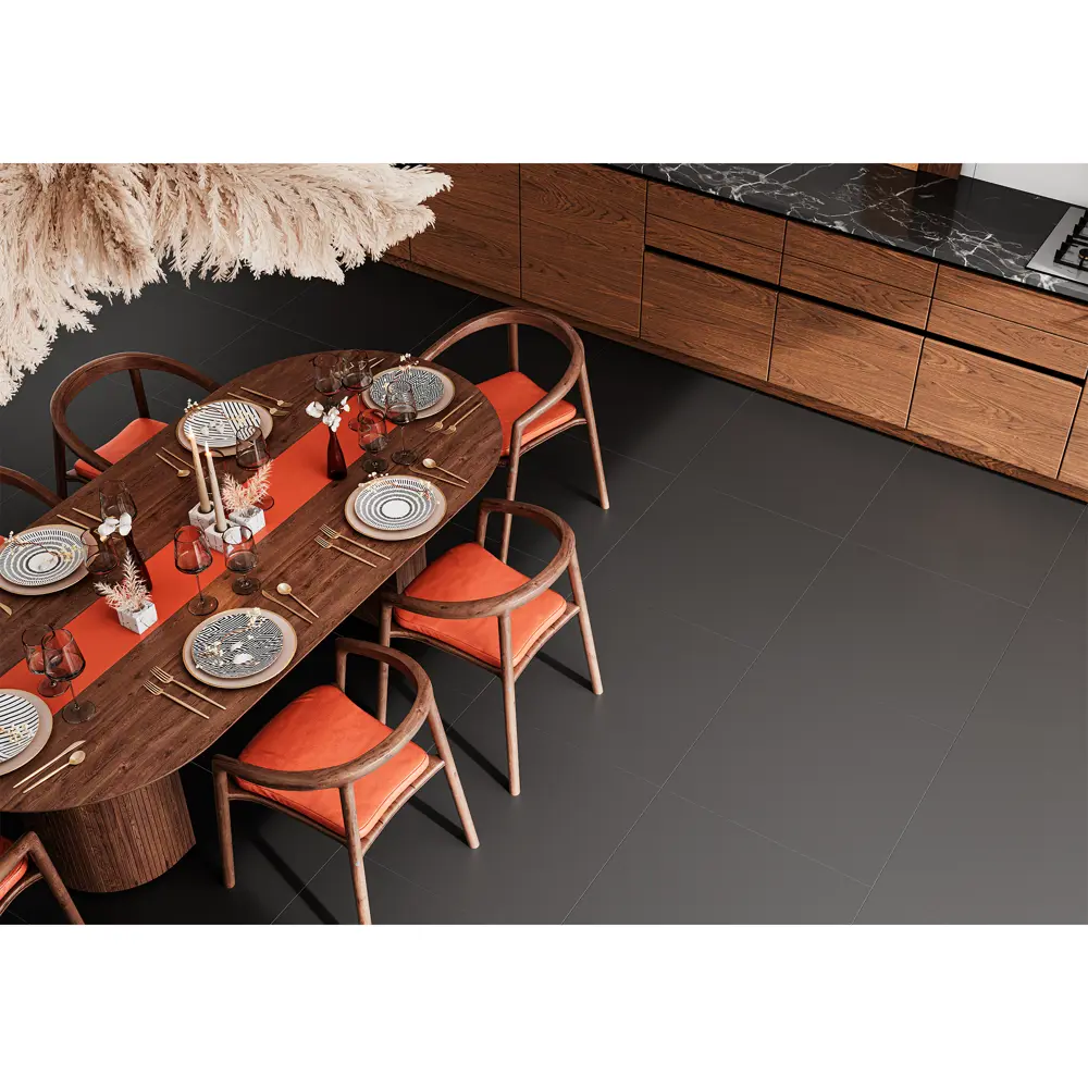 Керамогранит ALMA CERAMICA Twin черный матовый 60×60 см 87164932 STLM-0073421 - Вид №4