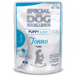 ПР0059886 Корм для щенков EXCELLENCE Chunkies тунец пауч 100г SPECIAL DOG