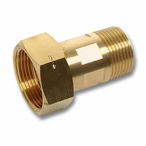 2604341R SANHA 604 муфта переходная ВР-НР с накидн. гайкой, латунь 3/4x1 мм