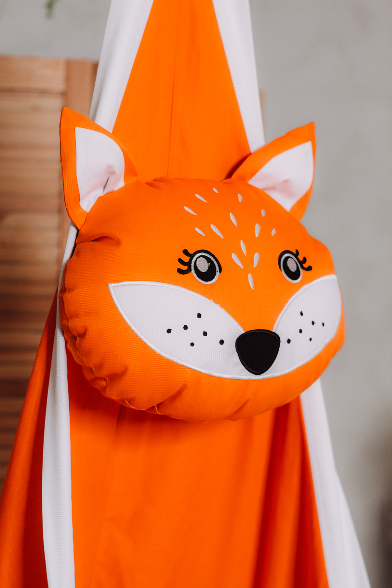 Подвесное кресло-кокон "Лиса" ПОКАЧАЙКА  326704 Оранжевый Santreyd  - Вид №1