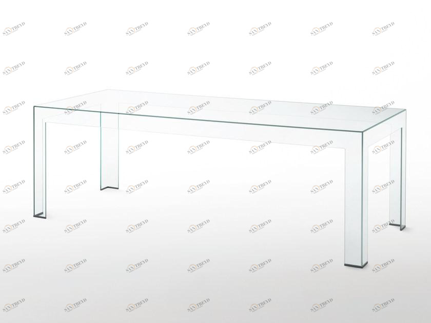 Glas Italia Прямоугольный стол из хрусталя Atlantis sun-id-1418403