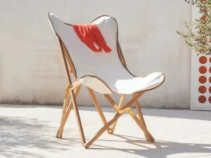 Unopiù Раскладное кресло из тика и хлопка Emy Emy