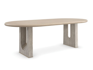 Деревянный овальный выдвижной стол