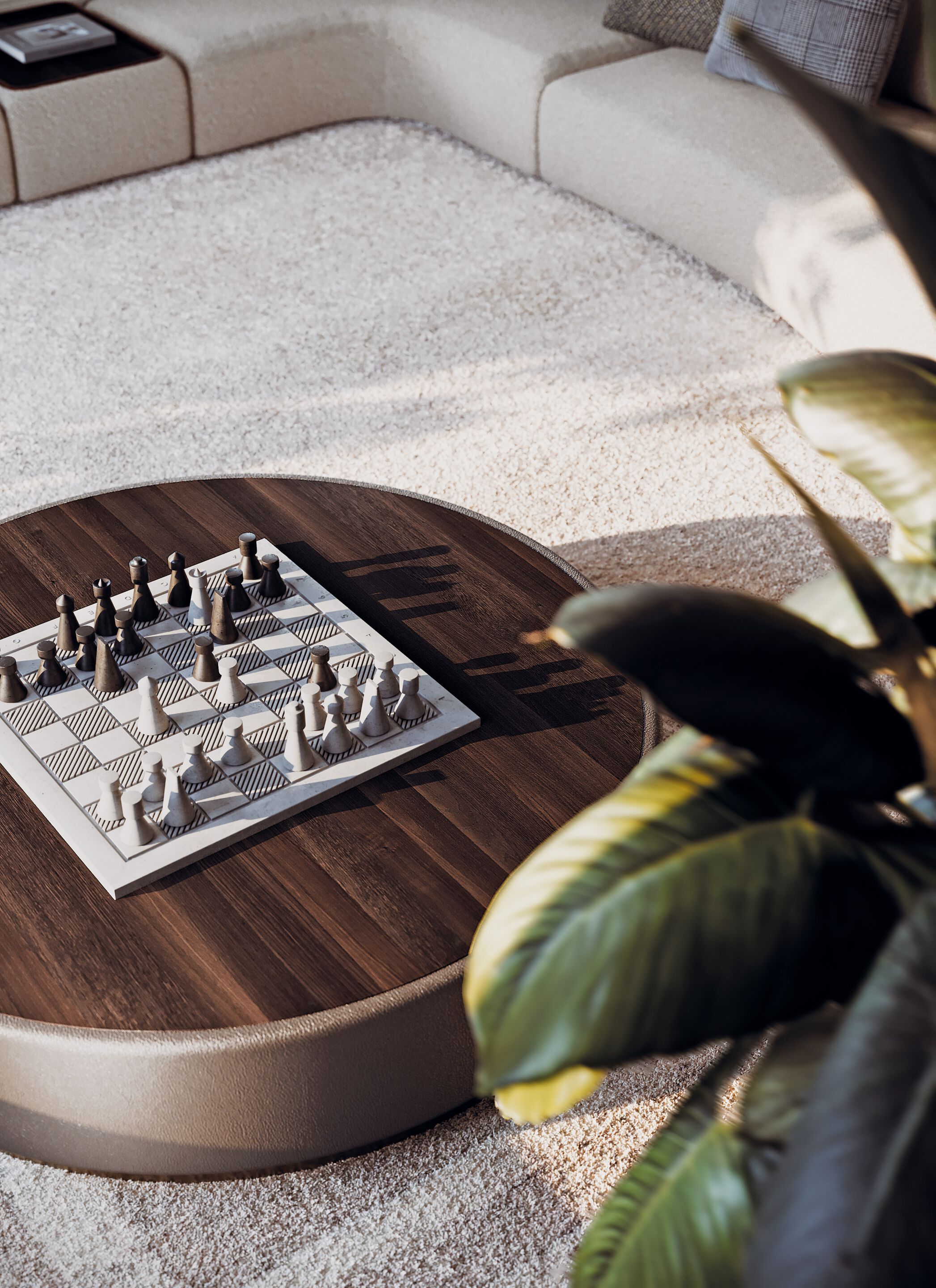 Деревянный низкий круглый журнальный столик Capital Collection Étoile ARCH-00117848 - Вид №3