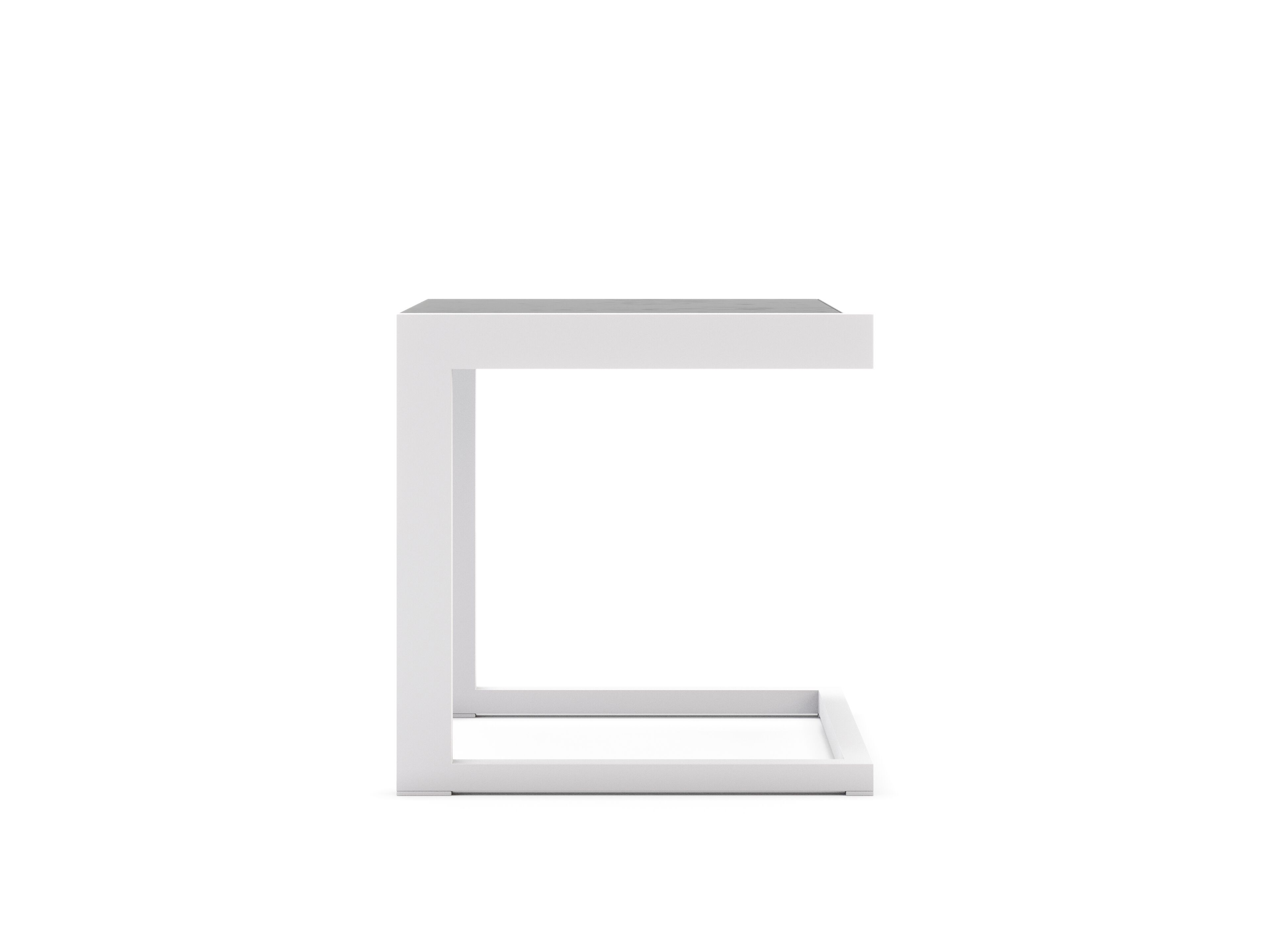 Стальной квадратный стол для сервировки и ламинированный верх Domkapa ARCH-00118108 - Вид №2