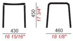 COLOS Низкий штабелируемый табурет из листового металла Stecca sun-id-1432943 - Вид №3