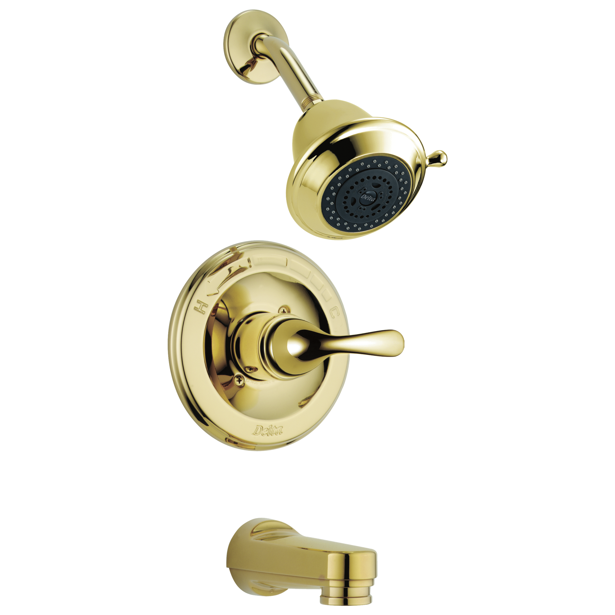 T13420-PBSHCPD Панель Monitor® 13 Series для ванны и душа Delta Faucet Classic Полированная латунь