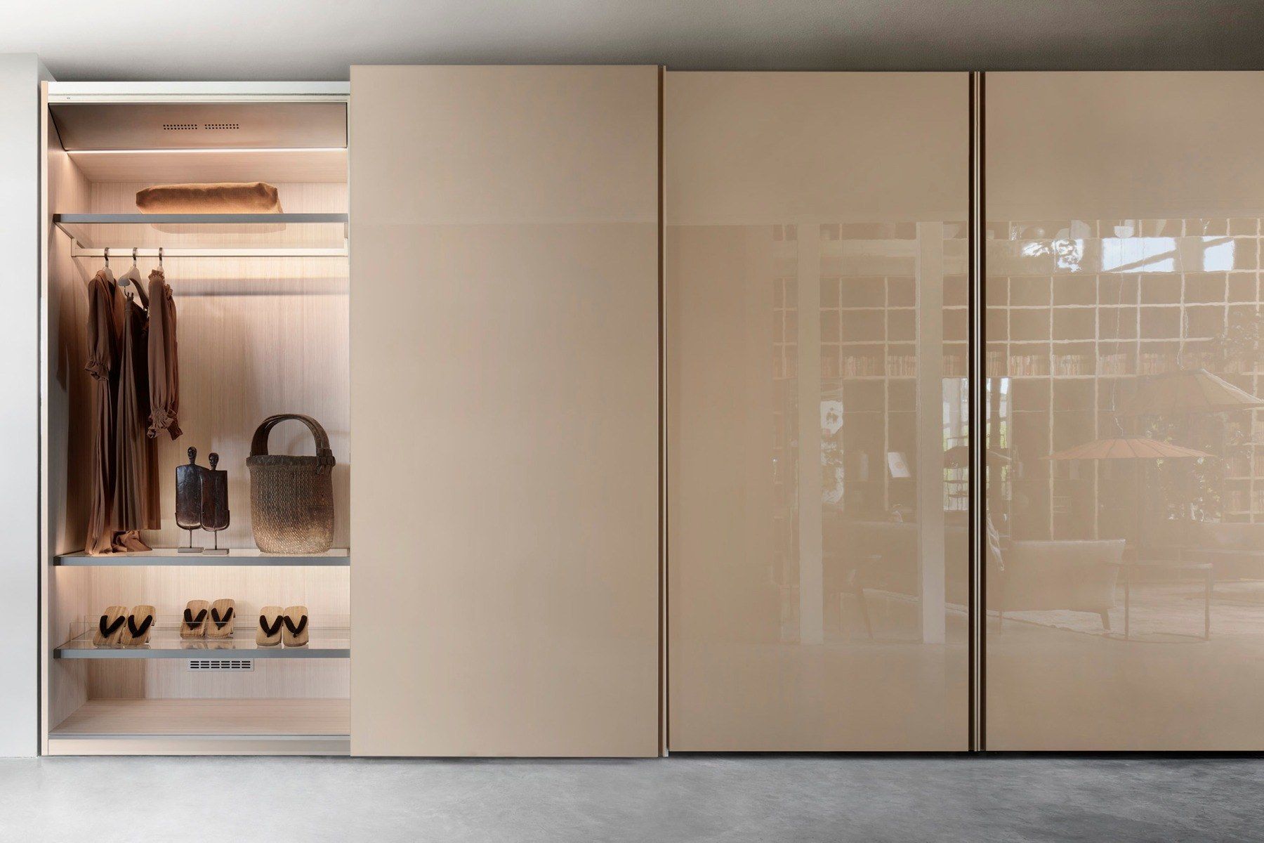 Шкаф с раздвижными дверями на заказ Lema шкаф на сантиметр-раздвижной ARCH-00030117 - Вид №7