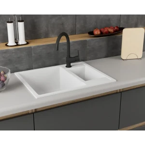 91990748 Мойка для кухни Bauedge Gr0169 21x31 см выпуск с сифоном в комплекте глубина чаши 19 см выпуск с сифоном в комплекте иск STLM-1333591
