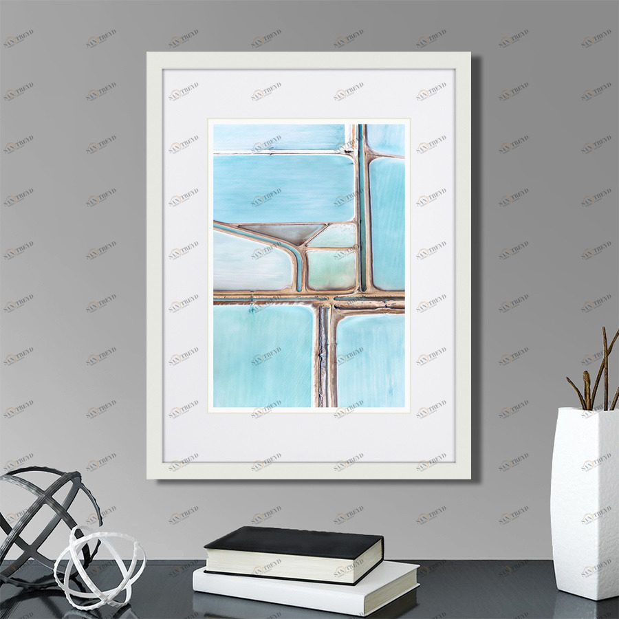 Картина 42х32 см Blue Fields No.2 КАРТИНЫ В КВАРТИРУ  00-3894698 Голубой 