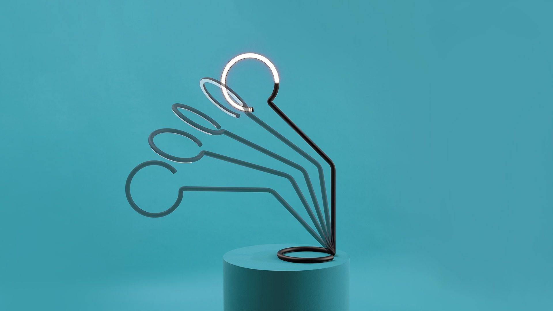 Регулируемая металлическая настольная лампа Artemide Vine Light ARCH-00085435 - Вид №16