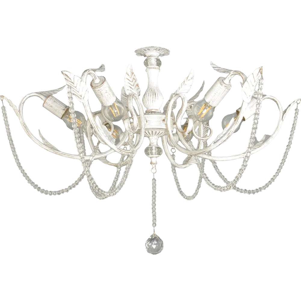 Люстра подвесная Brook 659/6S, 6 ламп, 18 м², цвет белый Escada STLM-2043531