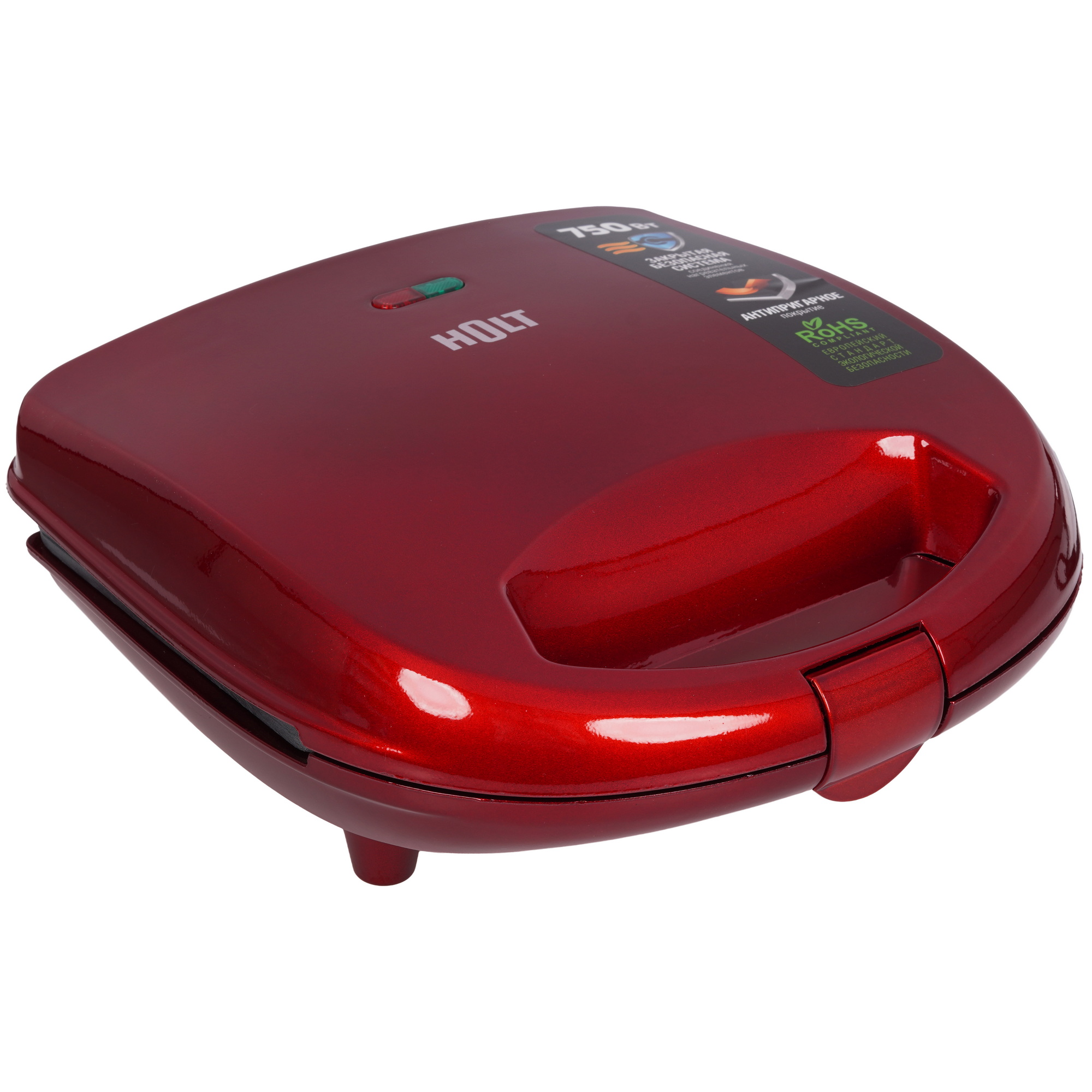 9283362 Сэндвичница Holt HT-SC-003 красный STDN-0017449