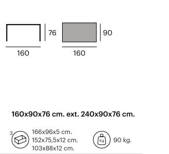 Выдвижной прямоугольный стол Pilma TENS ARCH-00001177 - Вид №6