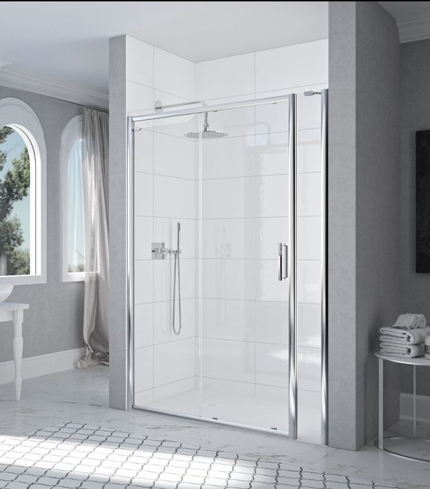 Торцевая панель для монтажа с дверью AR6SP90 Merlyn Arysto Хромированный  - Вид №3