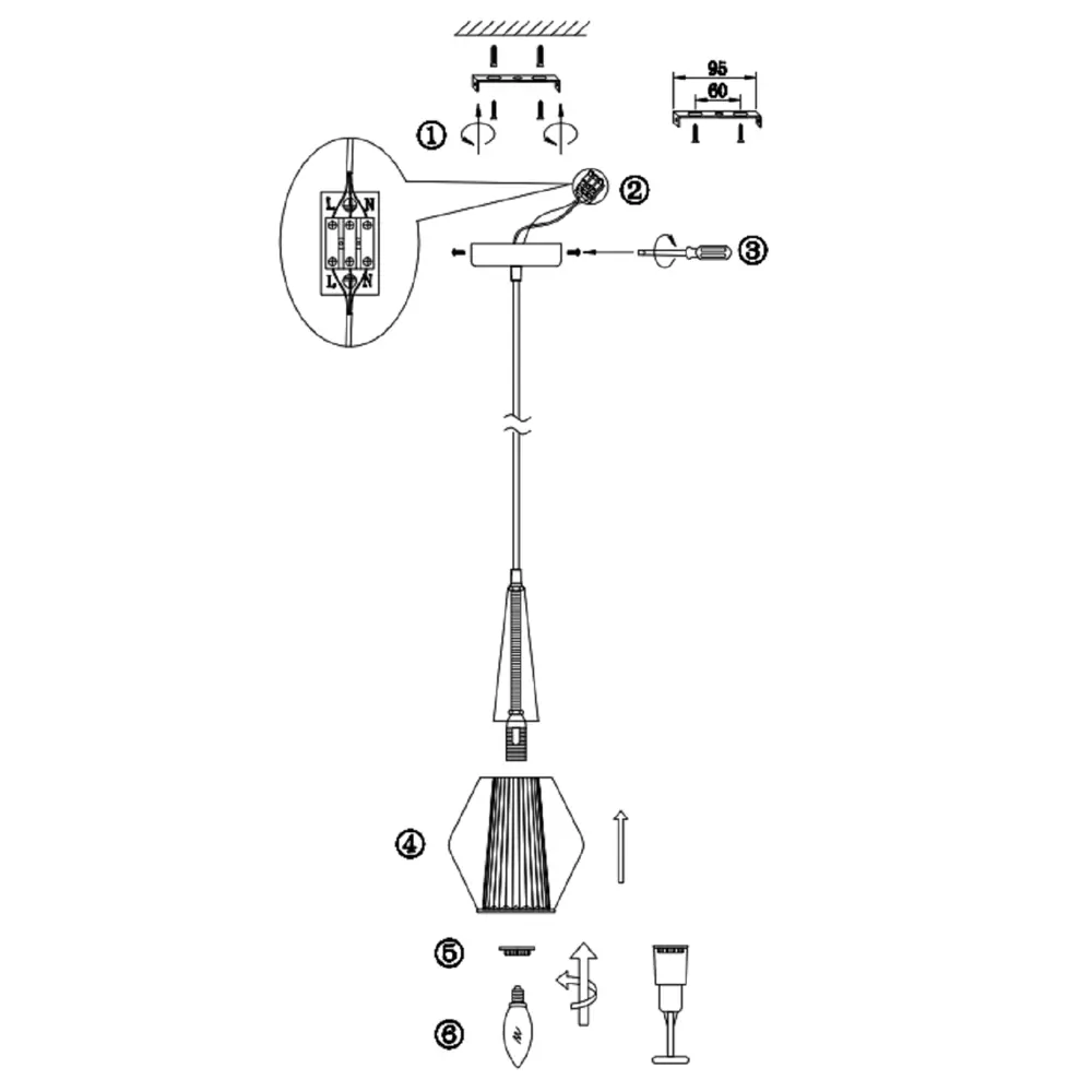 Freya Copita — подвесной светильник с золотым акцентом для современного интерьера 88241777 STLM-0922146 - Вид №14
