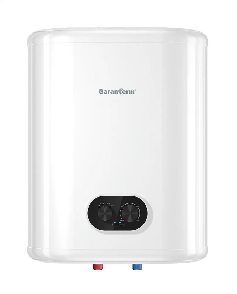 91739062 Накопительный водонагреватель электрический 30 л Garanterm Garanterm flat 30 v 2 кВт нержавеющая сталь трубчатый ТЭН STLM-0806057