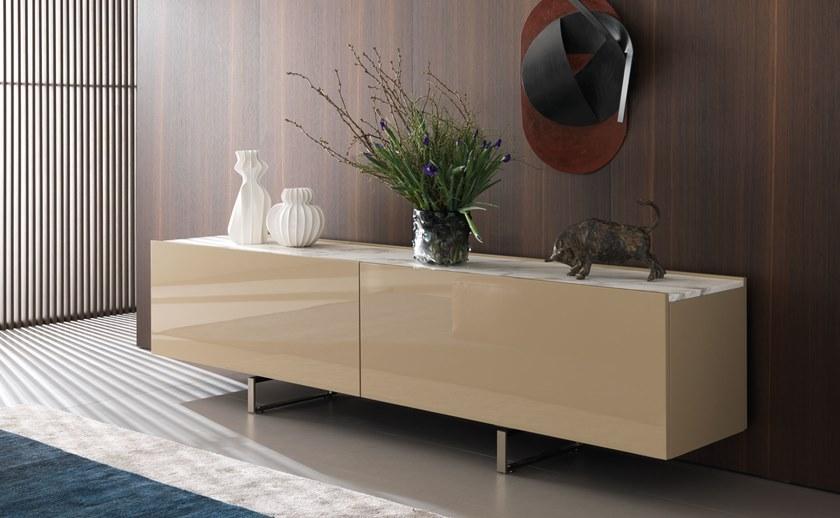 MisuraEmme Буфет из лакированной древесины с раздвижными дверцами Atelier sun-id-1416062 - Вид №2