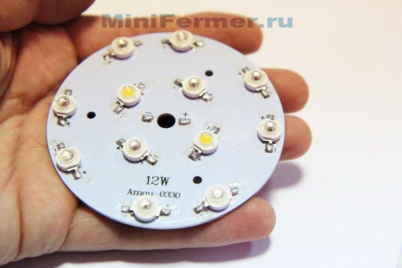 1407 Модуль 12x3 Ватт Мультиспектр 660+450+2800K+740nm LAB.Space  - Вид №2