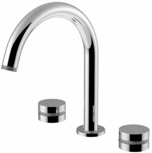 Rubinetteria Giulini Смеситель для раковины на 3 отверстия Deluxe - myring Fmr0112udl