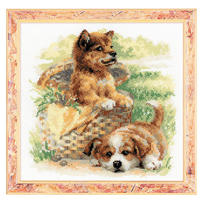 1390 Набор для вышивания Нежный возраст 25 х 25 см RIOLIS Сотвори Сама 