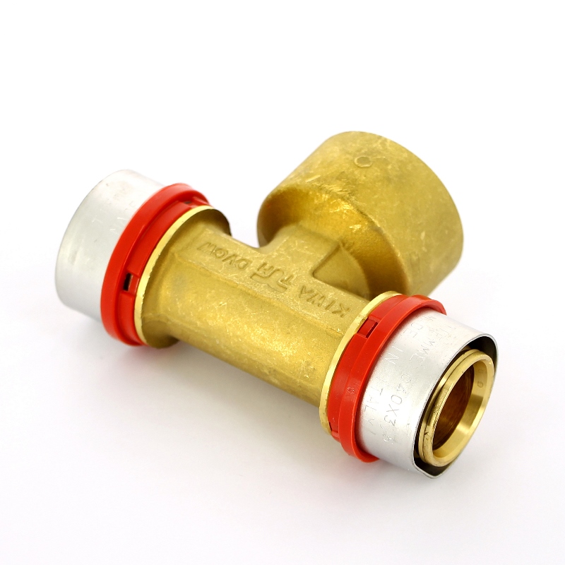 Тройник пресс-В TIEMME 40х1"1/4х40 1650112 - Вид №3