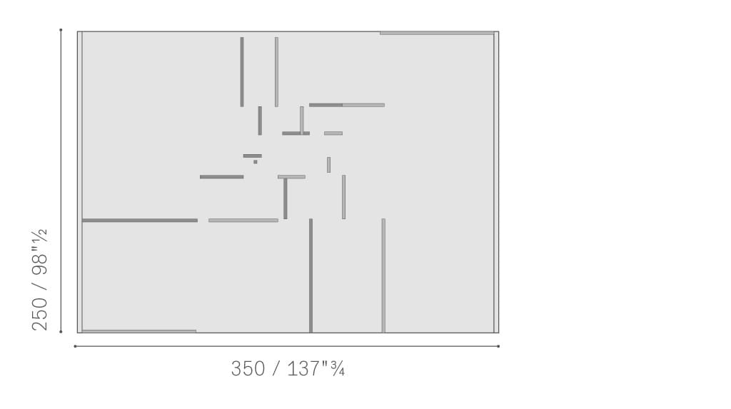 Прямоугольный ковер ручной работы из шерсти Poltrona Frau коллекция-мебель и аксессуары ARCH-00013466 - Вид №2