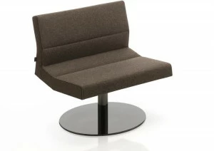 Billiani Вращающееся кресло с тканевой обивкой Inka steel