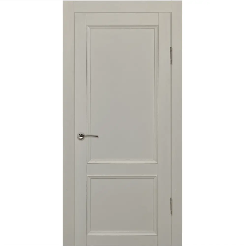 МАРИО РИОЛИ | Межкомнатная дверь Рондо 70x200 см с покрытием Hardflex, серый жемчуг 83699062