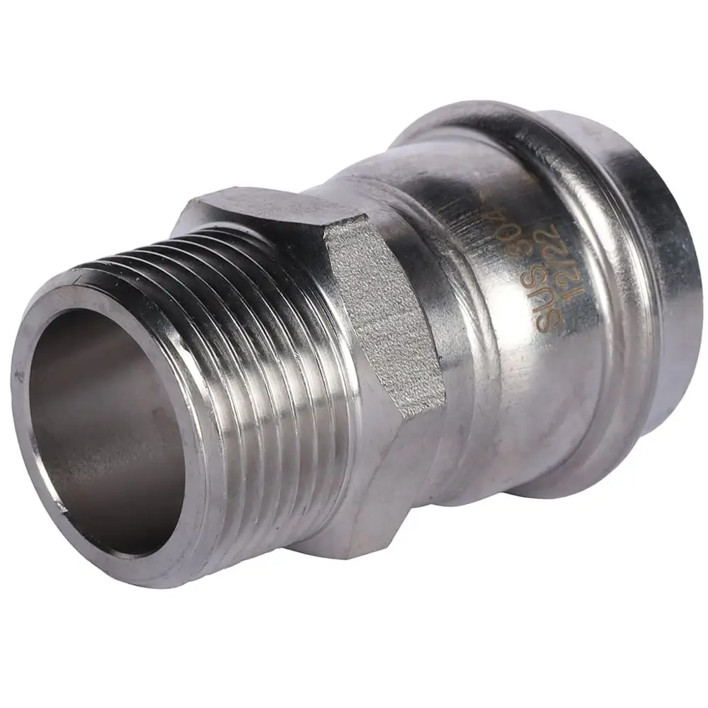 Муфта переходная Rommer 1"x35 мм ВПр-НР нержавеющая сталь STLM-2167353