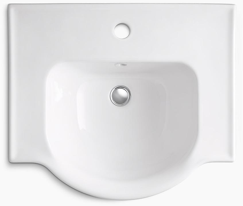 K-5265-1-47 Напольная раковина стоящая прямоугольная Kohler  - Вид №2