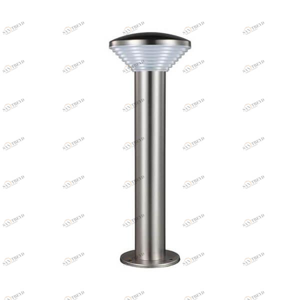 Уличный светильник светодиодный 30х13,2х13,2 см хром Horoz Bambu 076-016-0003 HOROZ СТОЛБ 00-3897056 Хром 