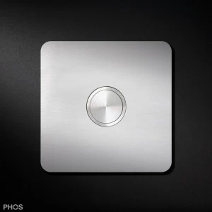 KK75S Квадратный дверной звонок PHOS